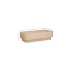 Meridian Furniture, Tavolino da caffè Oakmont naturale