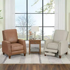 Poltrona reclinabile Spruce & Spring con borchie per il soggiorno