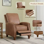 Poltrona reclinabile Spruce & Spring con borchie per il soggiorno