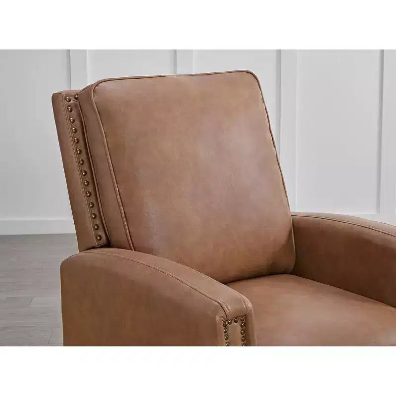 Poltrona reclinabile Spruce & Spring con borchie per il soggiorno