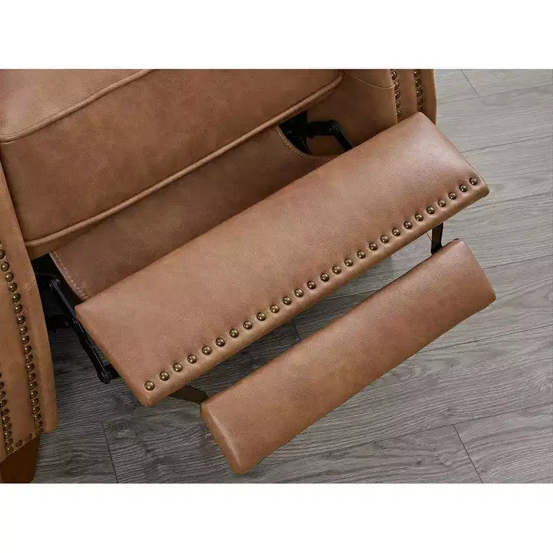 Poltrona reclinabile Spruce & Spring con borchie per il soggiorno
