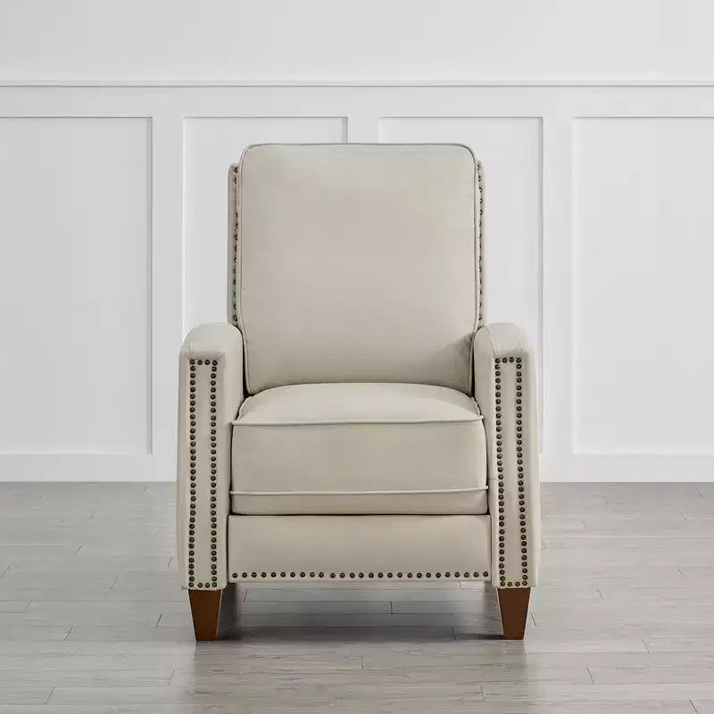 Poltrona reclinabile Spruce & Spring con borchie per il soggiorno