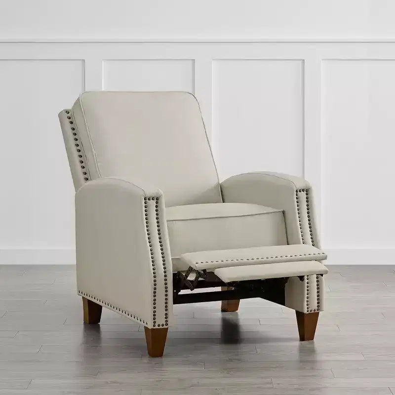 Poltrona reclinabile Spruce & Spring con borchie per il soggiorno