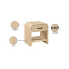 Meridian Furniture, Comodino / Tavolino Hayes Naturale
