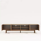 Gaoyangjiaju Mobile TV da 220 cm per TV da 90 pollici in MDF con gambe in legno massello
