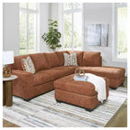Signature Design by Ashley Aviemore Poggiapiedi oversize – Grande poggiapiedi quadrato con imbottitura rigida