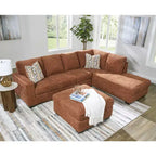 Signature Design by Ashley Aviemore Poggiapiedi oversize – Grande poggiapiedi quadrato con imbottitura rigida