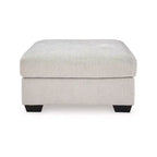 Signature Design by Ashley Aviemore Poggiapiedi oversize – Grande poggiapiedi quadrato con imbottitura rigida