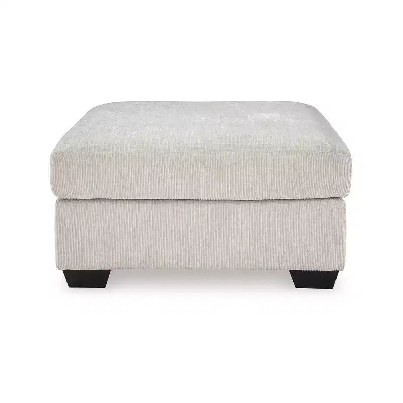 Signature Design by Ashley Aviemore Poggiapiedi oversize – Grande poggiapiedi quadrato con imbottitura rigida