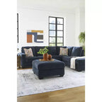 Signature Design by Ashley Aviemore Poggiapiedi oversize – Grande poggiapiedi quadrato con imbottitura rigida