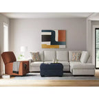 Signature Design by Ashley Aviemore Poggiapiedi oversize – Grande poggiapiedi quadrato con imbottitura rigida