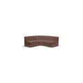 Meridian Furniture,Arc Brown Vegan Leather Modular Sofa