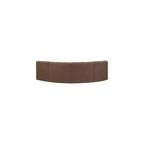 Meridian Furniture, divano modulare Arc in pelle vegana marrone