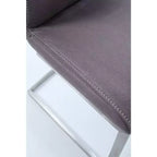 Chintaly Imports, Sedia a sbalzo contemporanea con cuciture a vista - Set da 2