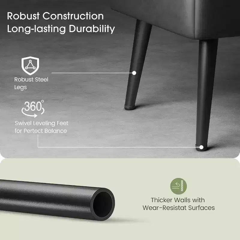 Panca Ottomana Contenitore da 121,4 cm con Rivestimento in Pelle, Cerniere Robuste, Seduta Poggiapiedi per Camera da Letto o Ingresso