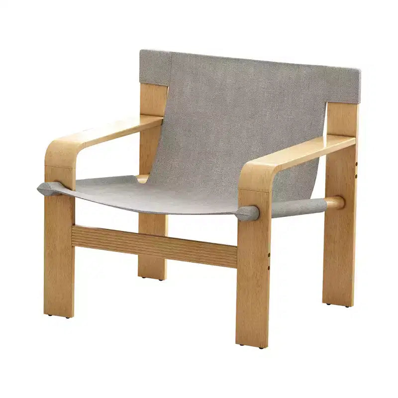 MAYEERTY Poltrona in rovere Poltrone moderne da salotto con struttura in legno massiccio per soggiorno, camera da letto, balcone