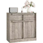 62.4 Credenza Buffet - Mobile Contenitore a 4 Cassetti per Cucina, Sala da Pranzo e Soggiorno