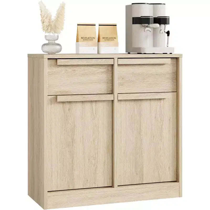 62.4 Credenza Buffet - Mobile Contenitore a 4 Cassetti per Cucina, Sala da Pranzo e Soggiorno