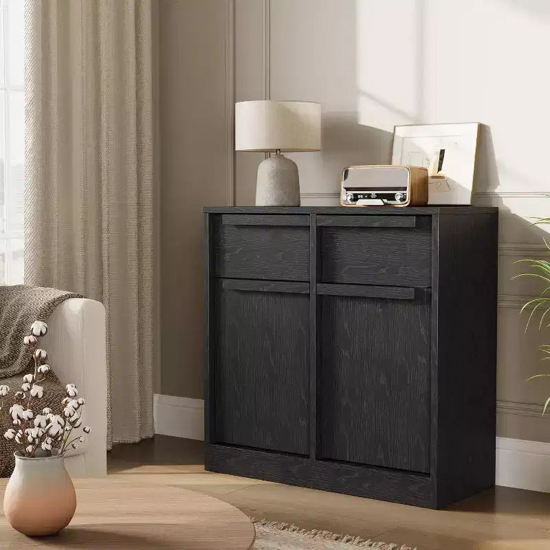62.4 Credenza Buffet - Mobile Contenitore a 4 Cassetti per Cucina, Sala da Pranzo e Soggiorno