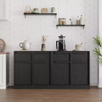 62.4 Credenza Buffet - Mobile Contenitore a 4 Cassetti per Cucina, Sala da Pranzo e Soggiorno