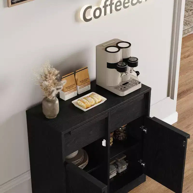 62.4 Credenza Buffet - Mobile Contenitore a 4 Cassetti per Cucina, Sala da Pranzo e Soggiorno