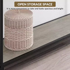 GustoWave Tavolino Console Stretto da 41,5'', Tavolo d'Appoggio per Divano a 2 Ripiani in Legno, Mobile per Ingresso, Soggiorno, Corridoio, Facile Montaggio