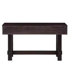 Consolle Hostack da 52'' con cassetti e gambe in legno massello per soggiorno e ingresso, Espresso