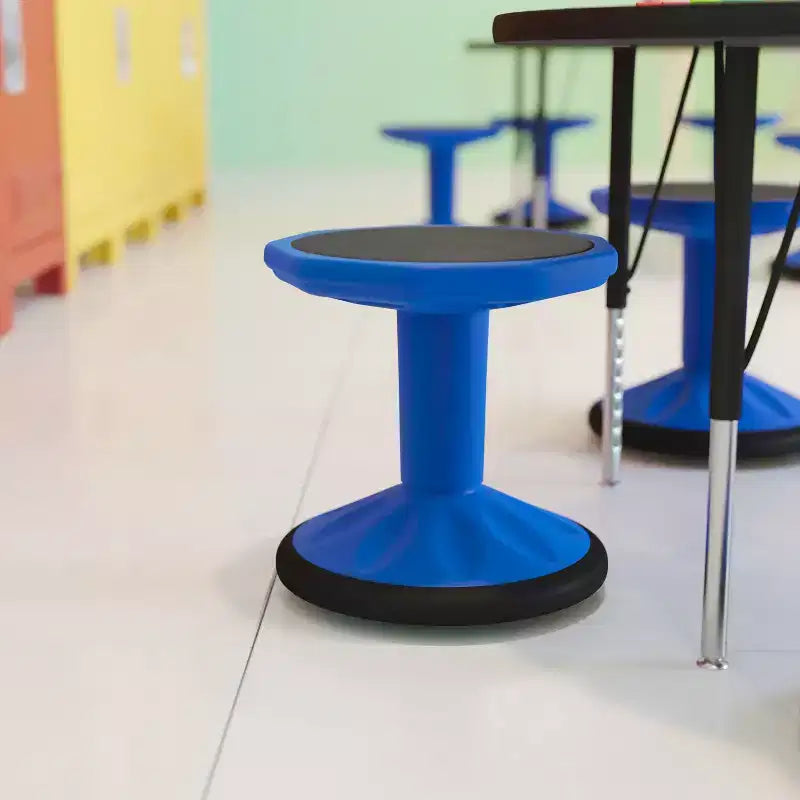 Sgabello Attivo Flessibile per Bambini Flash Furniture Lucas ad Altezza Fissa per Aula e Casa con Base Antiscivolo