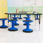 Sgabello Attivo Flessibile per Bambini Flash Furniture Lucas ad Altezza Fissa per Aula e Casa con Base Antiscivolo