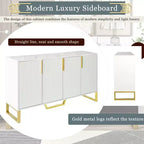 GDFStudio Gracie 60 Credenza/Buffet Moderno con Ripiani Regolabili e Ante