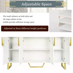 GDFStudio Gracie 60 Credenza/Buffet Moderno con Ripiani Regolabili e Ante