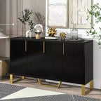 GDFStudio Gracie 60 Credenza/Buffet Moderno con Ripiani Regolabili e Ante
