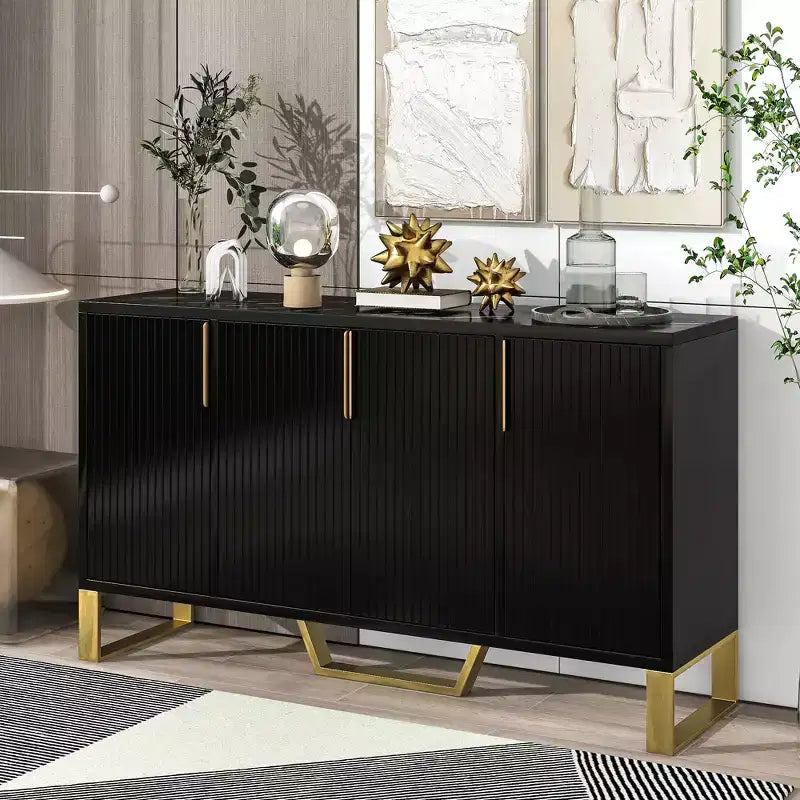 GDFStudio Gracie 60 Credenza/Buffet Moderno con Ripiani Regolabili e Ante