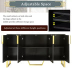 GDFStudio Gracie 60 Credenza/Buffet Moderno con Ripiani Regolabili e Ante