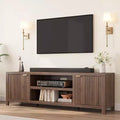 80 '' TV Stand,Modern Entertainment Center with Storage,Wooden Media Cabinet with Fluted Door for Living Room Bedroom