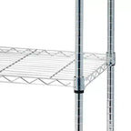 Karl Home 60 cm L unità scaffalatura in acciaio regolabile in altezza con ruote
