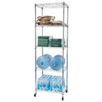 Karl Home 60 cm L unità scaffalatura in acciaio regolabile in altezza con ruote