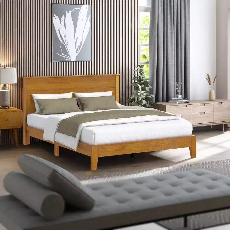 Letto di lusso Galano Queen Payne con testiera Grigio