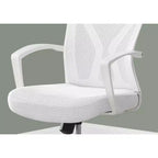 Sedia da Ufficio Ergonomica Okak in Rete con Altezza Regolabile, Sedia Girevole con Braccioli e Seduta Imbottita, Sedia da Computer per Studio, Sala Lettura