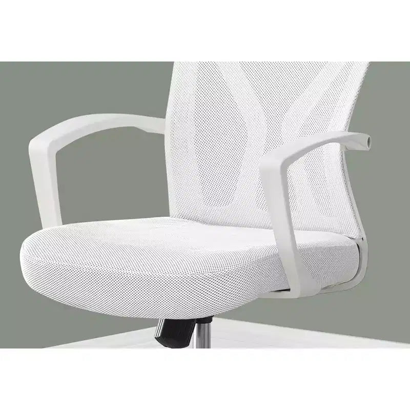 Sedia da Ufficio Ergonomica Okak in Rete con Altezza Regolabile, Sedia Girevole con Braccioli e Seduta Imbottita, Sedia da Computer per Studio, Sala Lettura