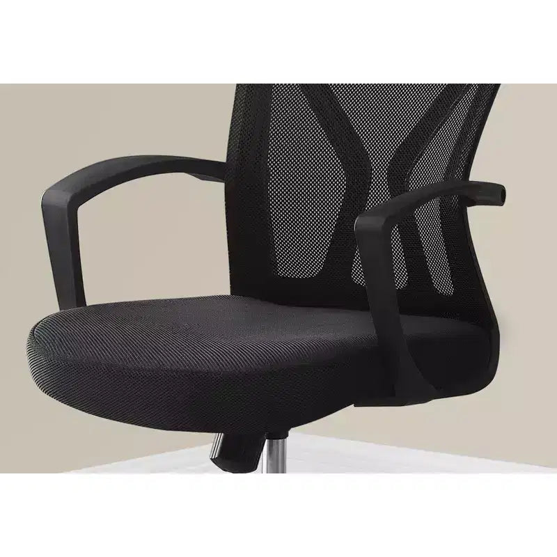 Sedia da Ufficio Ergonomica Okak in Rete con Altezza Regolabile, Sedia Girevole con Braccioli e Seduta Imbottita, Sedia da Computer per Studio, Sala Lettura