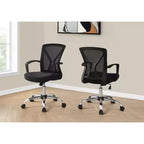 Sedia da Ufficio Ergonomica Okak in Rete con Altezza Regolabile, Sedia Girevole con Braccioli e Seduta Imbottita, Sedia da Computer per Studio, Sala Lettura