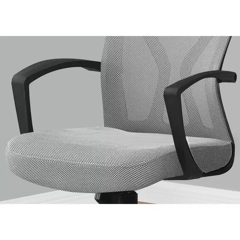 Sedia da Ufficio Ergonomica Okak in Rete con Altezza Regolabile, Sedia Girevole con Braccioli e Seduta Imbottita, Sedia da Computer per Studio, Sala Lettura