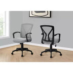 Sedia da Ufficio Ergonomica Okak in Rete con Altezza Regolabile, Sedia Girevole con Braccioli e Seduta Imbottita, Sedia da Computer per Studio, Sala Lettura
