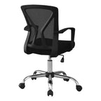Sedia da Ufficio Ergonomica Okak in Rete con Altezza Regolabile, Sedia Girevole con Braccioli e Seduta Imbottita, Sedia da Computer per Studio, Sala Lettura