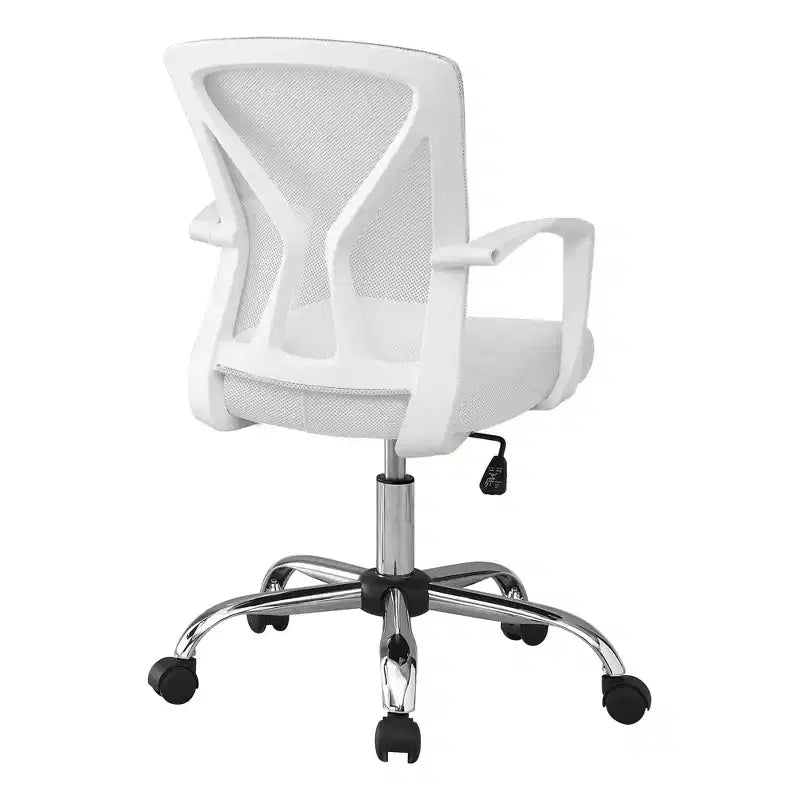 Sedia da Ufficio Ergonomica Okak in Rete con Altezza Regolabile, Sedia Girevole con Braccioli e Seduta Imbottita, Sedia da Computer per Studio, Sala Lettura