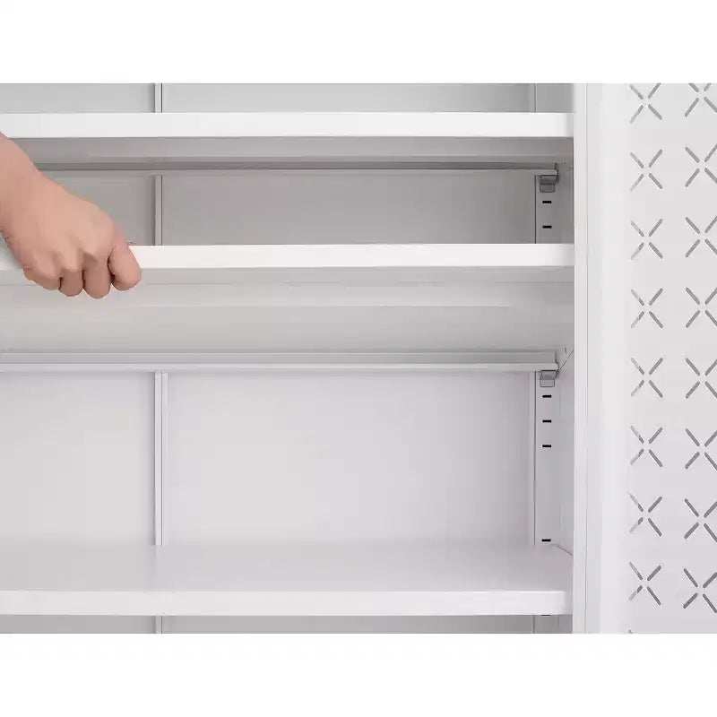 Scarpiera Okak, Organizzatore di scarpe con tre ripiani regolabili e scomparto sospeso cavo per il cambio scarpe, Mobile per l'ingresso