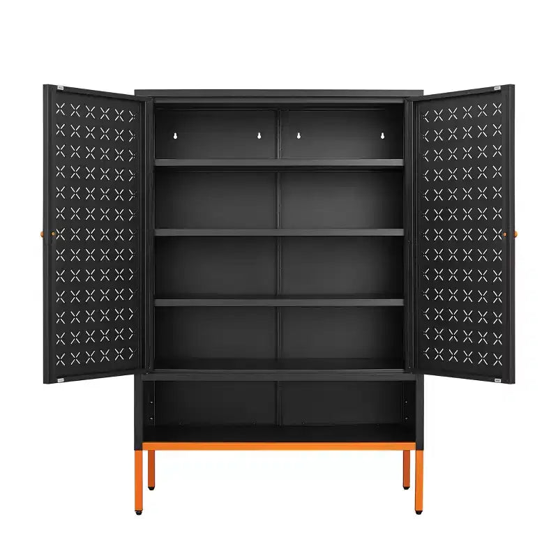 Scarpiera Okak, Organizzatore di scarpe con tre ripiani regolabili e scomparto sospeso cavo per il cambio scarpe, Mobile per l'ingresso