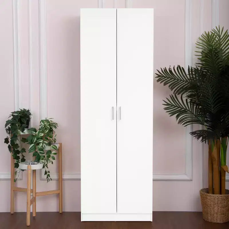 AndMakers Armadietto a 4 ripiani in legno autoportante, 61 cm L x 180 cm A x 30 cm P