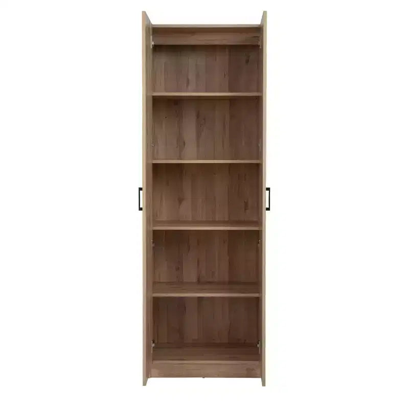 AndMakers Armadietto a 4 ripiani in legno autoportante, 61 cm L x 180 cm A x 30 cm P